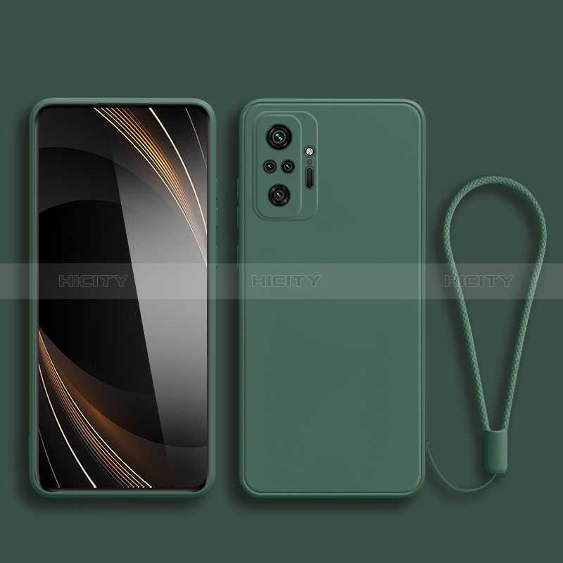 Coque Ultra Fine Silicone Souple 360 Degres Housse Etui YK2 pour Xiaomi Redmi Note 10 4G Vert Nuit Plus