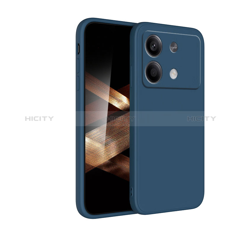 Coque Ultra Fine Silicone Souple 360 Degres Housse Etui YK2 pour Xiaomi Redmi Note 13R Pro 5G Bleu Plus