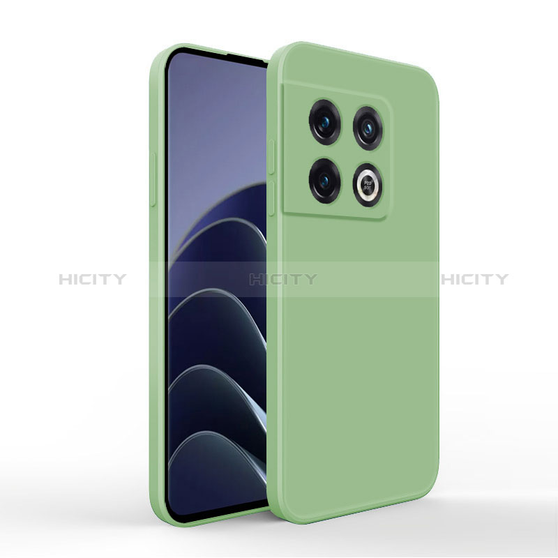 Coque Ultra Fine Silicone Souple 360 Degres Housse Etui YK3 pour OnePlus 10 Pro 5G Vert Plus