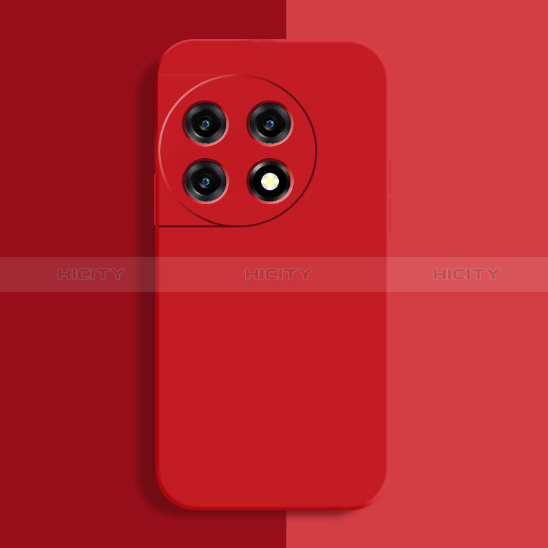 Coque Ultra Fine Silicone Souple 360 Degres Housse Etui YK3 pour OnePlus 11R 5G Rouge Plus