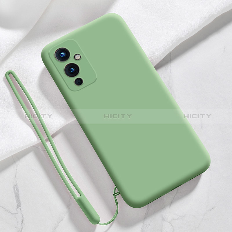 Coque Ultra Fine Silicone Souple 360 Degres Housse Etui YK3 pour OnePlus 9 5G Vert Plus