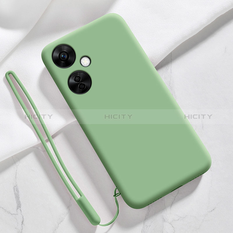 Coque Ultra Fine Silicone Souple 360 Degres Housse Etui YK3 pour OnePlus Nord CE 3 5G Vert Plus