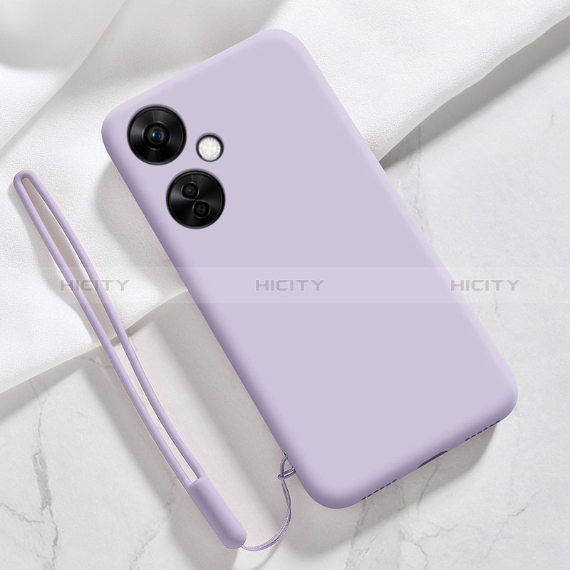 Coque Ultra Fine Silicone Souple 360 Degres Housse Etui YK3 pour Oppo K11x 5G Violet Clair Plus