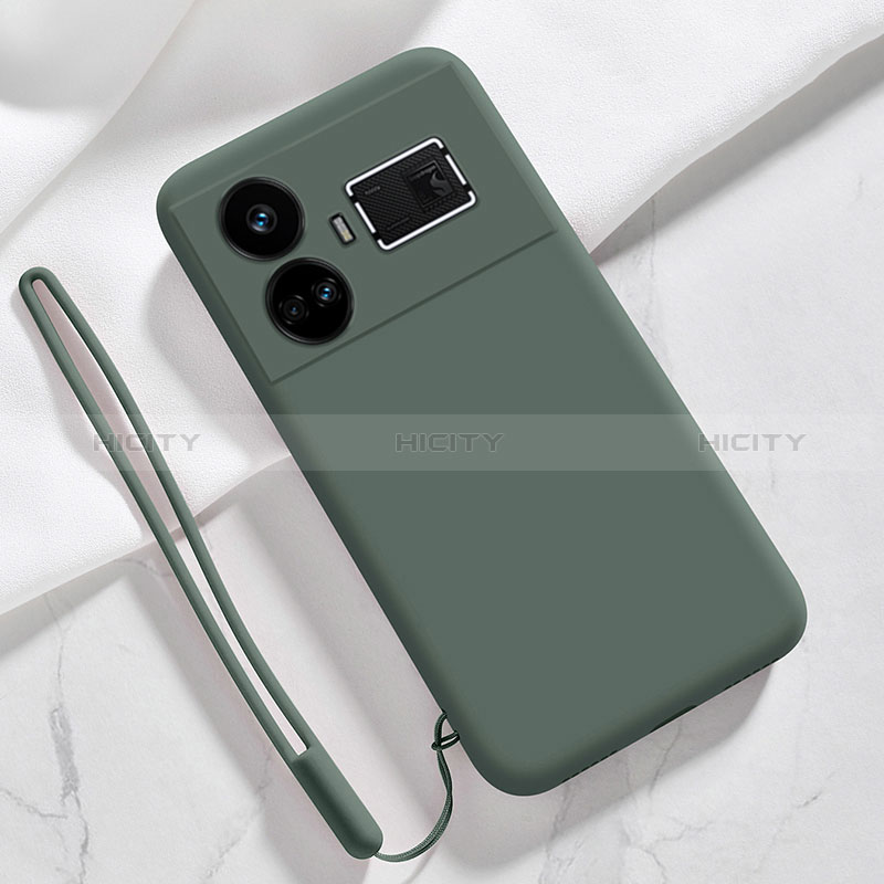 Coque Ultra Fine Silicone Souple 360 Degres Housse Etui YK3 pour Realme GT Neo5 240W 5G Vert Nuit Plus