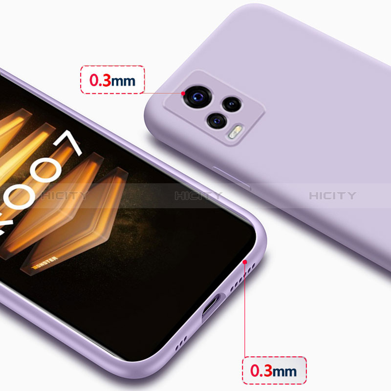 Coque Ultra Fine Silicone Souple 360 Degres Housse Etui YK3 pour Vivo iQOO 7 Legend 5G Plus