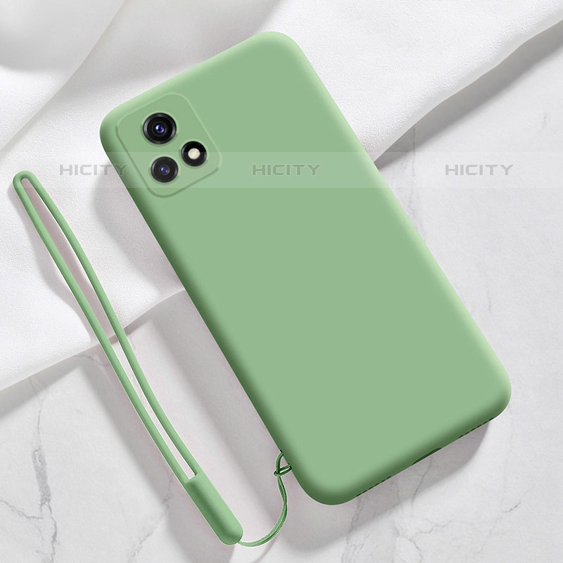 Coque Ultra Fine Silicone Souple 360 Degres Housse Etui YK3 pour Vivo iQOO U3x 5G Vert Plus