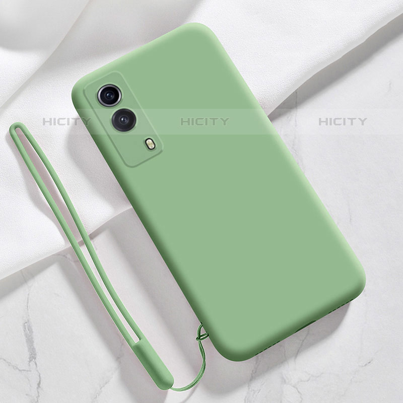 Coque Ultra Fine Silicone Souple 360 Degres Housse Etui YK3 pour Vivo V21e 5G Vert Plus