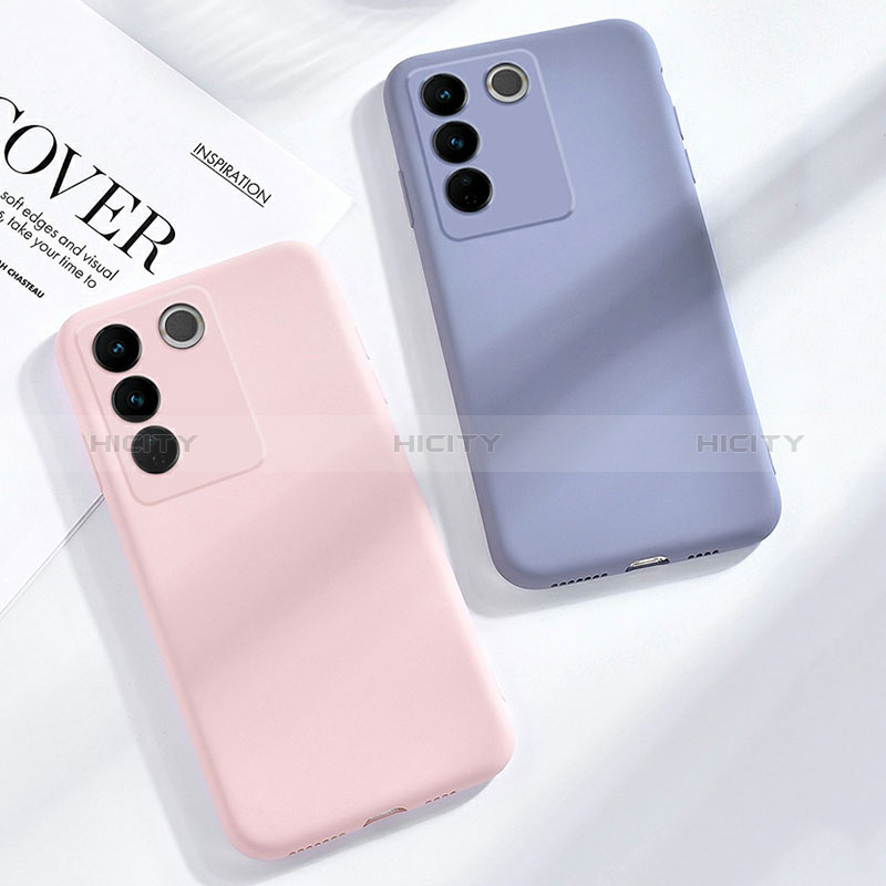 Coque Ultra Fine Silicone Souple 360 Degres Housse Etui YK3 pour Vivo V27 5G Plus