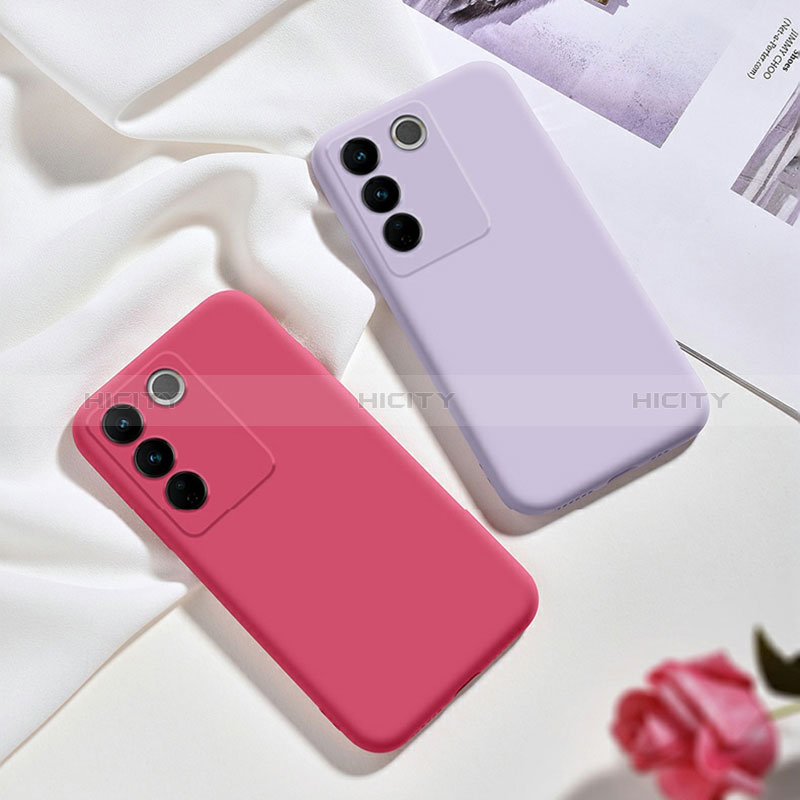 Coque Ultra Fine Silicone Souple 360 Degres Housse Etui YK3 pour Vivo V27 Pro 5G Plus