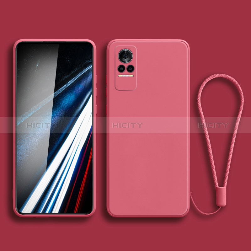 Coque Ultra Fine Silicone Souple 360 Degres Housse Etui YK3 pour Xiaomi Civi 5G Rose Rouge Plus