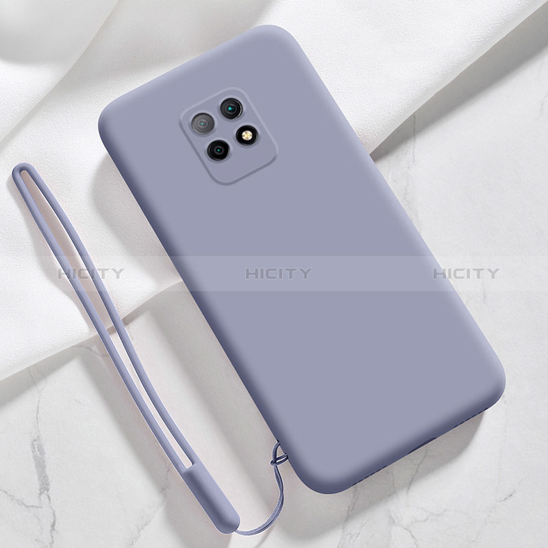 Coque Ultra Fine Silicone Souple 360 Degres Housse Etui YK3 pour Xiaomi Redmi 10X Pro 5G Gris Lavende Plus