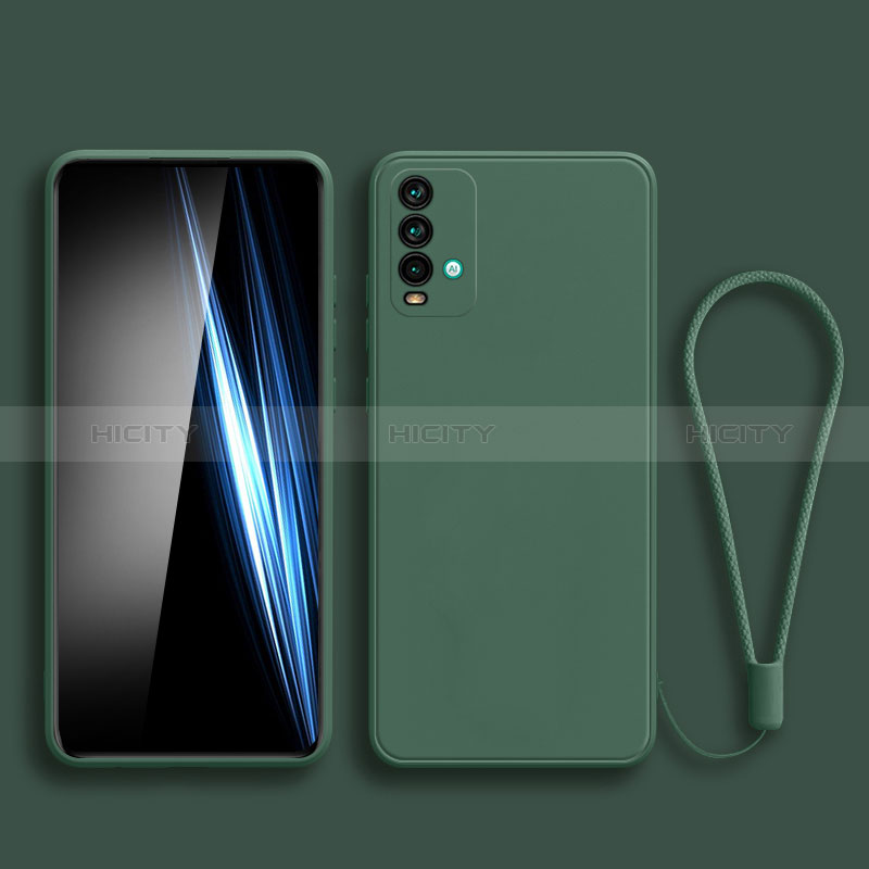 Coque Ultra Fine Silicone Souple 360 Degres Housse Etui YK3 pour Xiaomi Redmi 9 Power Vert Nuit Plus