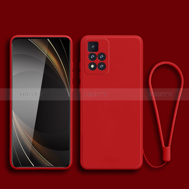 Coque Ultra Fine Silicone Souple 360 Degres Housse Etui YK3 pour Xiaomi Redmi Note 11 Pro+ Plus 5G Rouge Plus