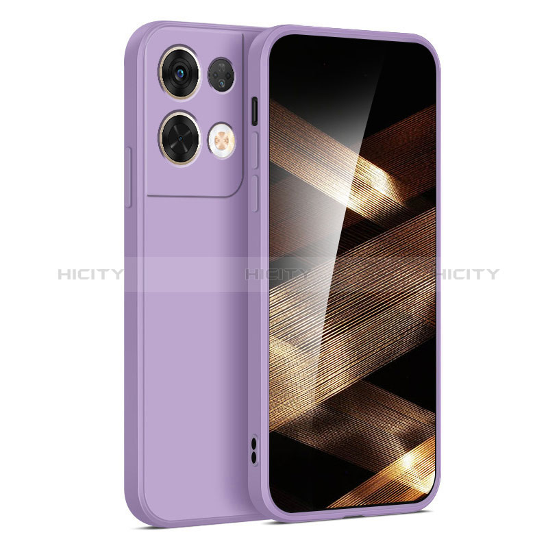 Coque Ultra Fine Silicone Souple 360 Degres Housse Etui YK3 pour Xiaomi Redmi Note 13 5G Violet Clair Plus