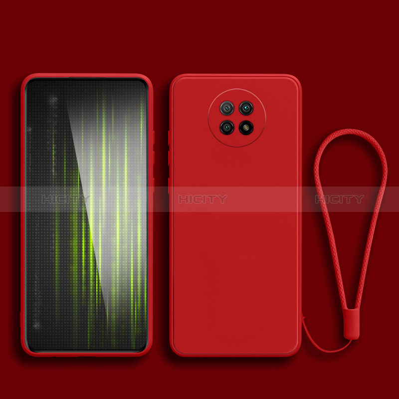 Coque Ultra Fine Silicone Souple 360 Degres Housse Etui YK3 pour Xiaomi Redmi Note 9 5G Rouge Plus