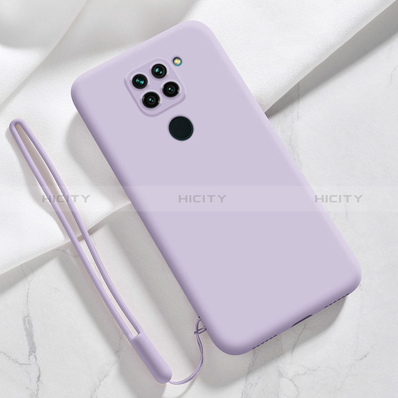 Coque Ultra Fine Silicone Souple 360 Degres Housse Etui YK3 pour Xiaomi Redmi Note 9 Violet Clair Plus