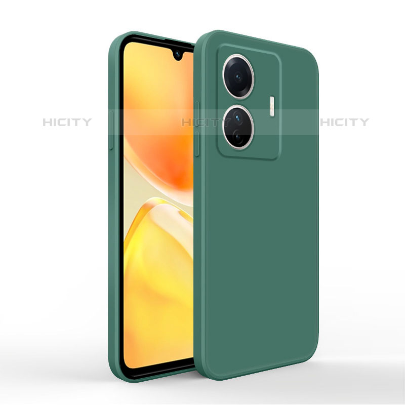 Coque Ultra Fine Silicone Souple 360 Degres Housse Etui YK4 pour Vivo T1 Pro 5G Vert Nuit Plus