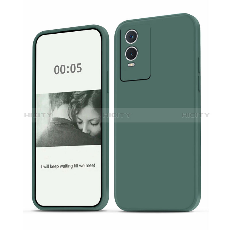 Coque Ultra Fine Silicone Souple 360 Degres Housse Etui YK4 pour Vivo Y76s 5G Plus