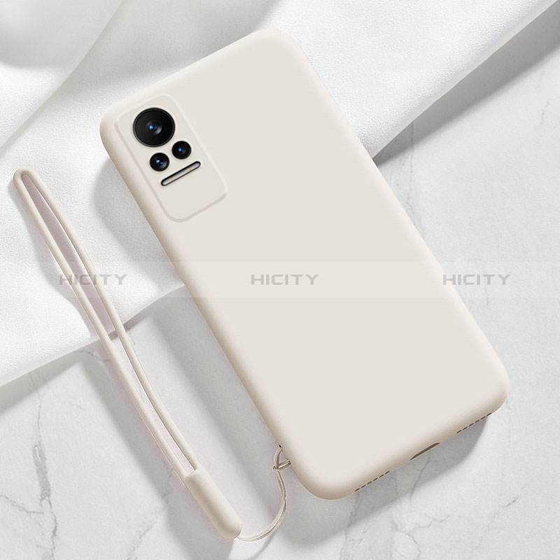 Coque Ultra Fine Silicone Souple 360 Degres Housse Etui YK4 pour Xiaomi Civi 1S 5G Blanc Plus