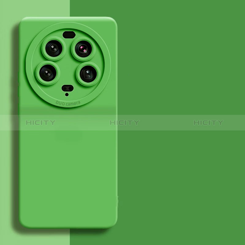 Coque Ultra Fine Silicone Souple 360 Degres Housse Etui YK4 pour Xiaomi Mi 13 Ultra 5G Vert Plus