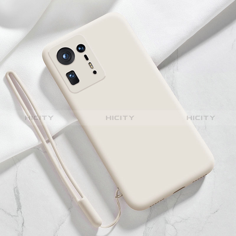 Coque Ultra Fine Silicone Souple 360 Degres Housse Etui YK4 pour Xiaomi Mi Mix 4 5G Blanc Plus