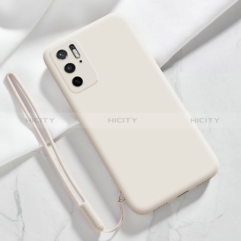 Coque Ultra Fine Silicone Souple 360 Degres Housse Etui YK4 pour Xiaomi POCO M3 Pro 5G Blanc Plus