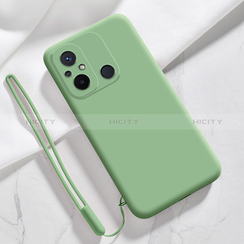 Coque Ultra Fine Silicone Souple 360 Degres Housse Etui YK4 pour Xiaomi Redmi 11A 4G Vert Plus