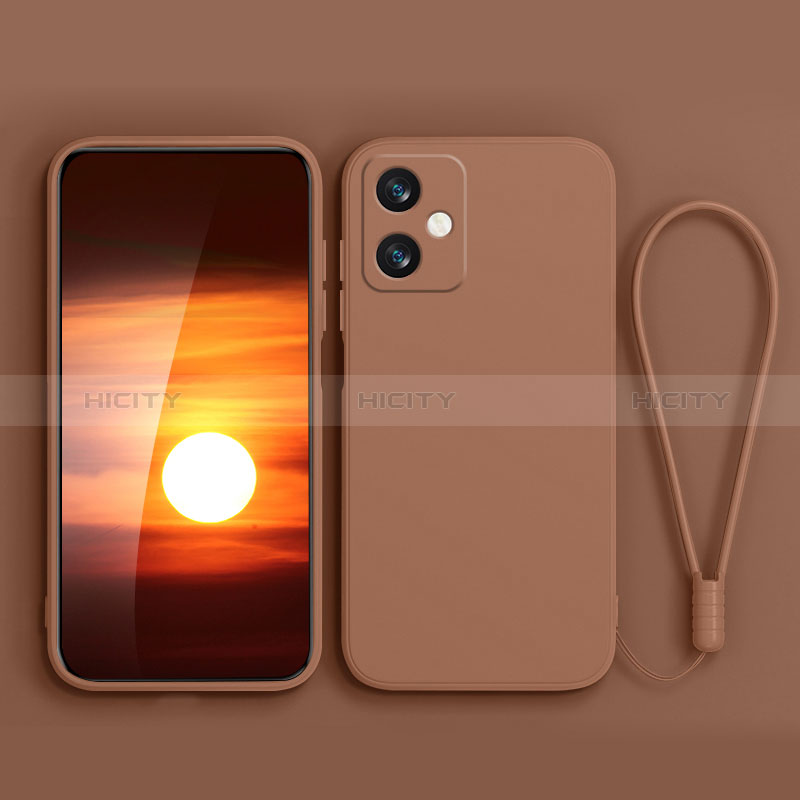 Coque Ultra Fine Silicone Souple 360 Degres Housse Etui YK4 pour Xiaomi Redmi Note 12R Pro 5G Marron Plus