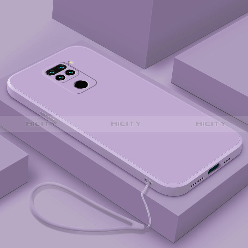 Coque Ultra Fine Silicone Souple 360 Degres Housse Etui YK4 pour Xiaomi Redmi Note 9 Violet Plus