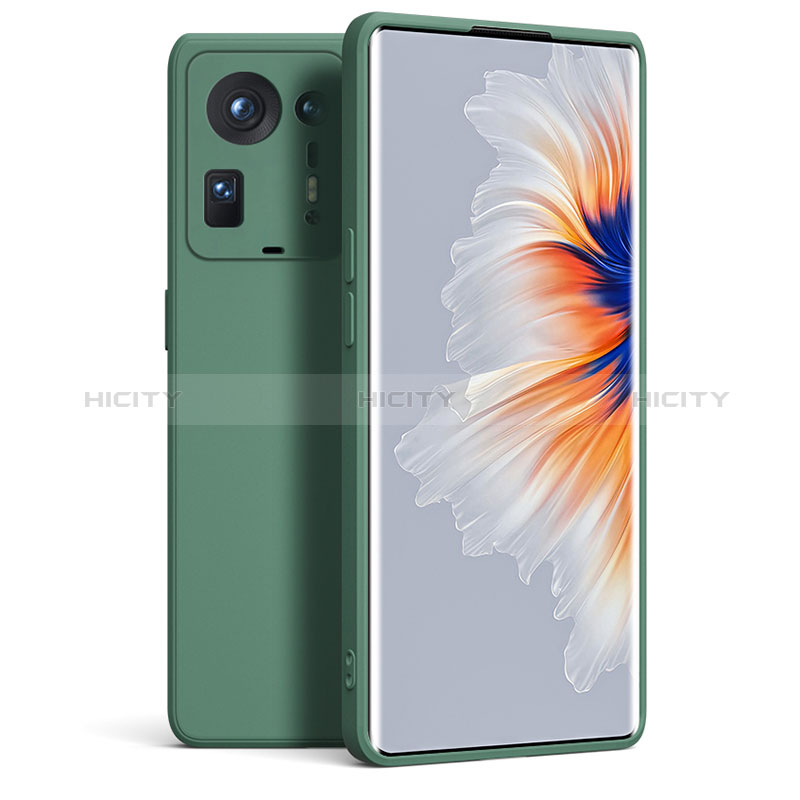 Coque Ultra Fine Silicone Souple 360 Degres Housse Etui YK5 pour Xiaomi Mi Mix 4 5G Vert Plus