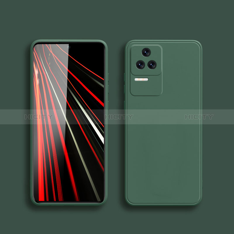 Coque Ultra Fine Silicone Souple 360 Degres Housse Etui YK5 pour Xiaomi Poco F4 5G Vert Plus