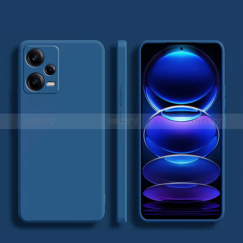 Coque Ultra Fine Silicone Souple 360 Degres Housse Etui YK5 pour Xiaomi Poco X5 5G Bleu Plus