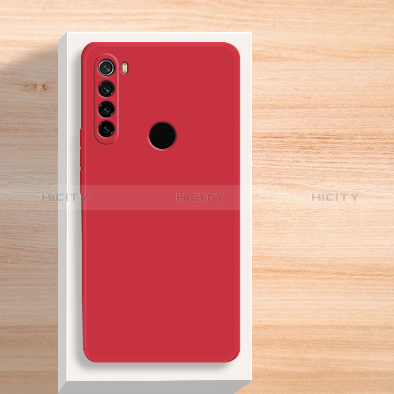 Coque Ultra Fine Silicone Souple 360 Degres Housse Etui YK5 pour Xiaomi Redmi Note 8 (2021) Rouge Plus