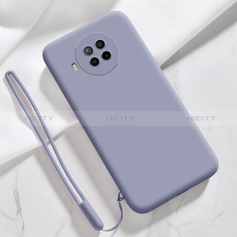 Coque Ultra Fine Silicone Souple 360 Degres Housse Etui YK6 pour Xiaomi Mi 10i 5G Gris Lavende Plus