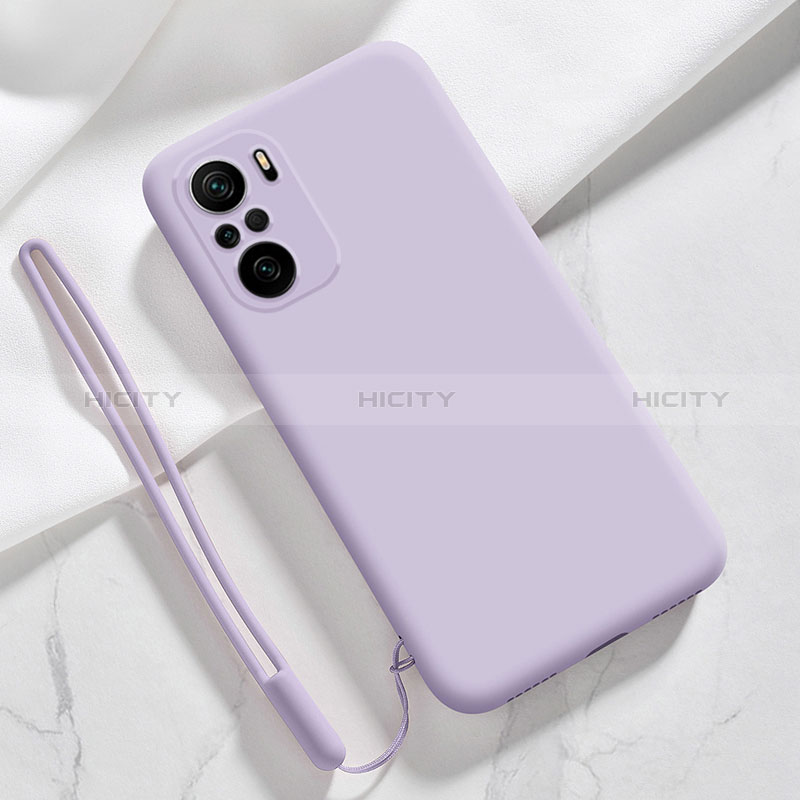 Coque Ultra Fine Silicone Souple 360 Degres Housse Etui YK6 pour Xiaomi Mi 11i 5G Violet Clair Plus