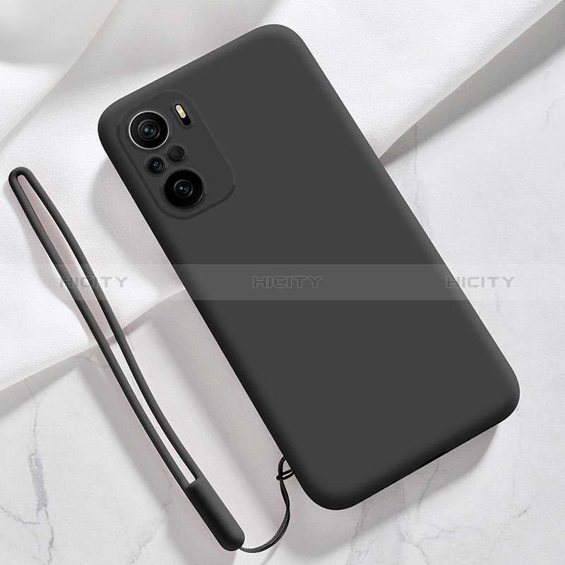 Coque Ultra Fine Silicone Souple 360 Degres Housse Etui YK6 pour Xiaomi Poco F3 5G Noir Plus