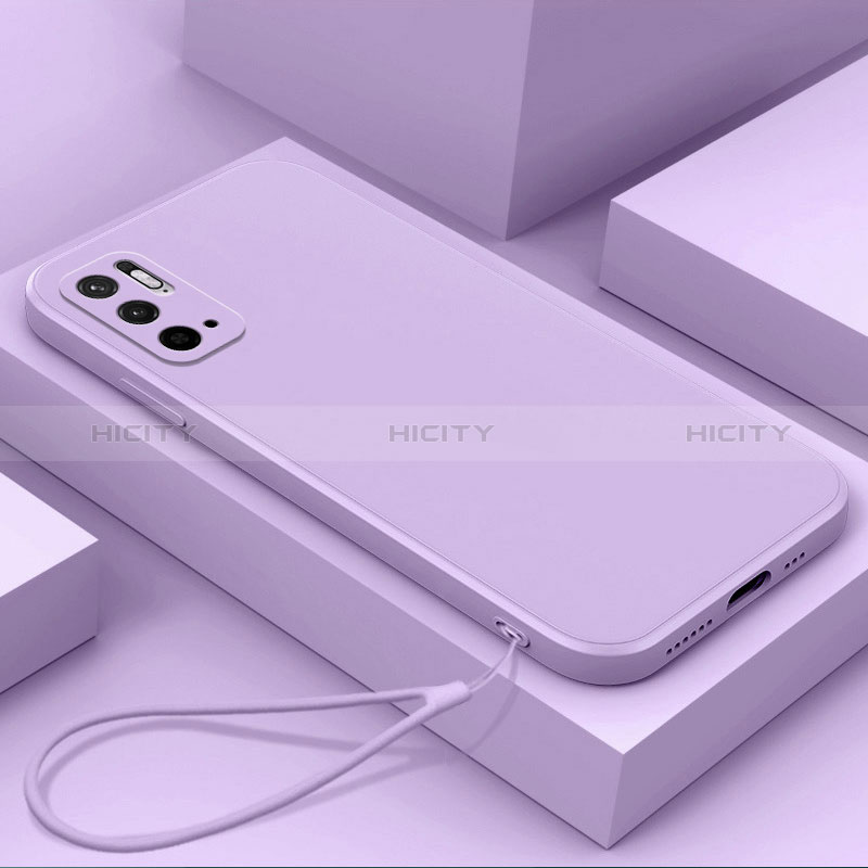 Coque Ultra Fine Silicone Souple 360 Degres Housse Etui YK6 pour Xiaomi POCO M3 Pro 5G Violet Plus