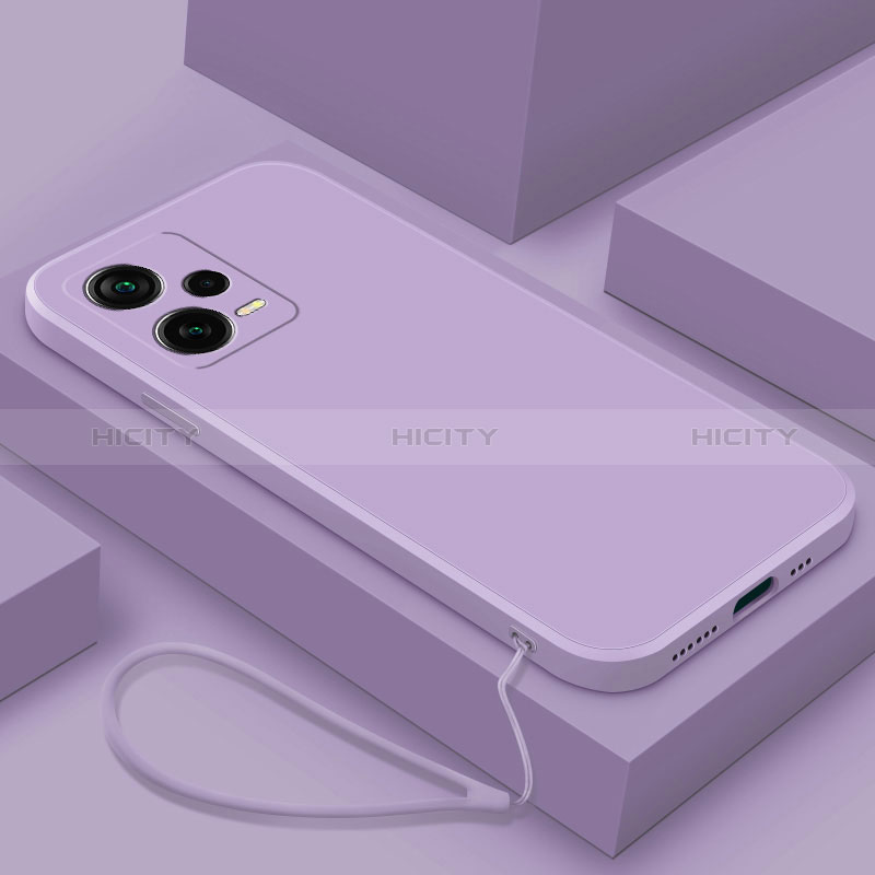 Coque Ultra Fine Silicone Souple 360 Degres Housse Etui YK6 pour Xiaomi Poco X5 5G Violet Clair Plus