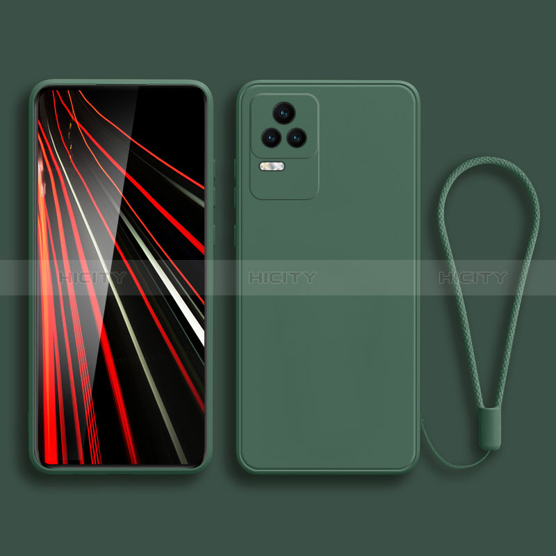 Coque Ultra Fine Silicone Souple 360 Degres Housse Etui YK6 pour Xiaomi Redmi K50 Pro 5G Vert Nuit Plus