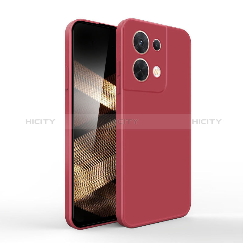 Coque Ultra Fine Silicone Souple 360 Degres Housse Etui YK6 pour Xiaomi Redmi Note 13 5G Rouge Plus