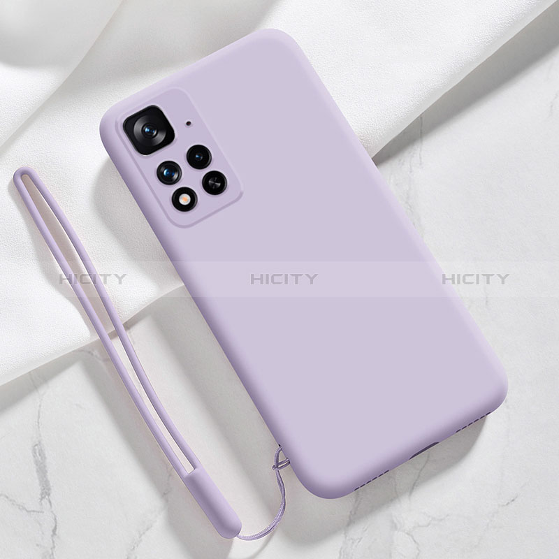 Coque Ultra Fine Silicone Souple 360 Degres Housse Etui YK7 pour Xiaomi Mi 11i 5G (2022) Violet Clair Plus