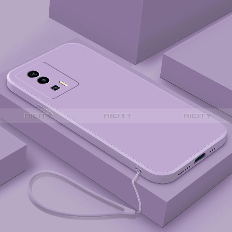 Coque Ultra Fine Silicone Souple 360 Degres Housse Etui YK7 pour Xiaomi Poco F5 Pro 5G Violet Plus