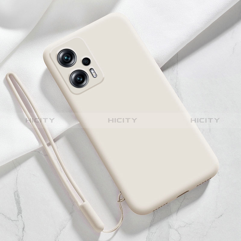 Coque Ultra Fine Silicone Souple 360 Degres Housse Etui YK7 pour Xiaomi Poco X4 GT 5G Blanc Plus