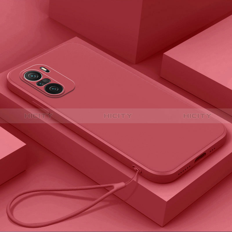 Coque Ultra Fine Silicone Souple 360 Degres Housse Etui YK7 pour Xiaomi Redmi K40 5G Rouge Plus