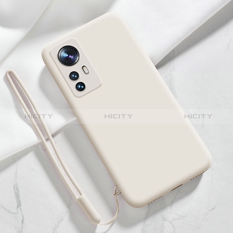 Coque Ultra Fine Silicone Souple 360 Degres Housse Etui YK8 pour Xiaomi Mi 12T 5G Blanc Plus