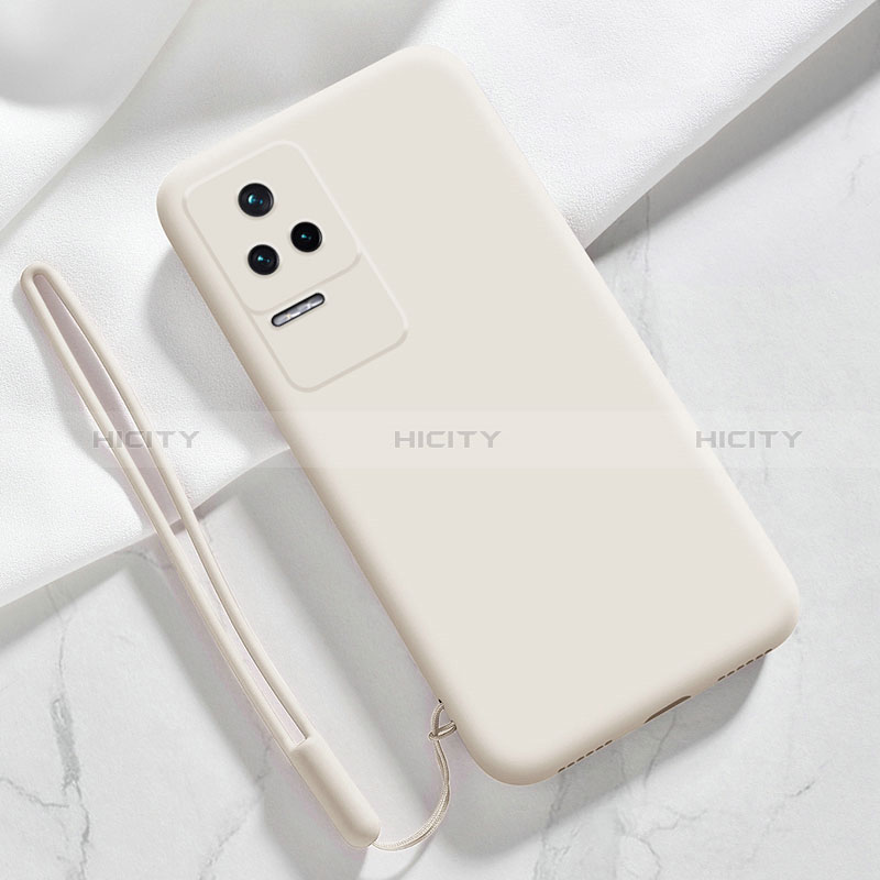 Coque Ultra Fine Silicone Souple 360 Degres Housse Etui YK8 pour Xiaomi Redmi K50 Pro 5G Blanc Plus