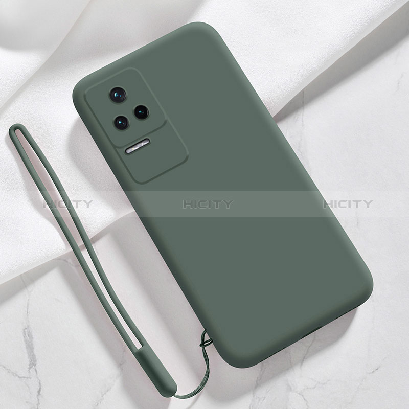 Coque Ultra Fine Silicone Souple 360 Degres Housse Etui YK8 pour Xiaomi Redmi K50 Pro 5G Vert Nuit Plus