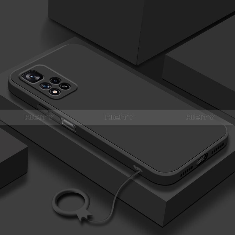 Coque Ultra Fine Silicone Souple 360 Degres Housse Etui YK8 pour Xiaomi Redmi Note 11 Pro+ Plus 5G Noir Plus