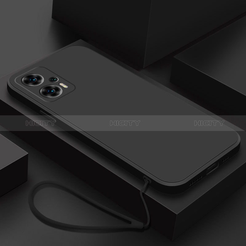 Coque Ultra Fine Silicone Souple 360 Degres Housse Etui YK8 pour Xiaomi Redmi Note 11T Pro 5G Noir Plus