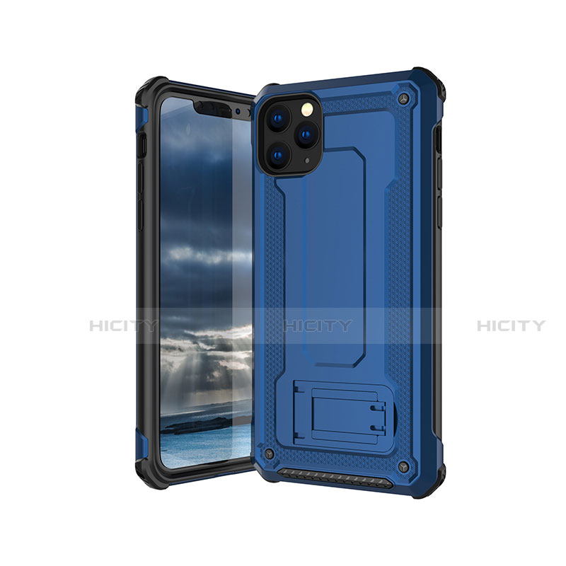 Coque Ultra Fine Silicone Souple 360 Degres Housse Etui Z01 pour Apple iPhone 11 Pro Bleu Plus